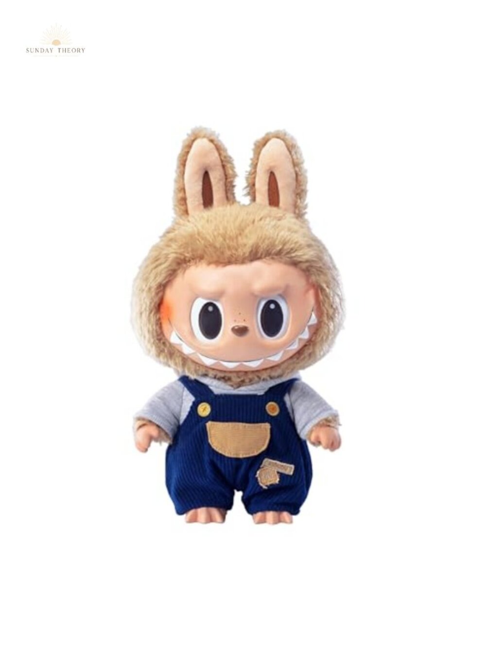 Labubu Monster Vinyl Plush Doll Figurine 14.76in Home Decor Collectible